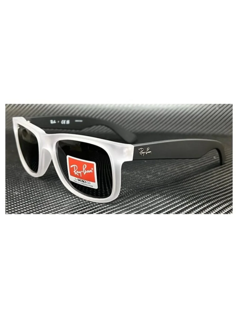 New Ray-Ban Men Transparent Rubber Sunglasses 50-16-145